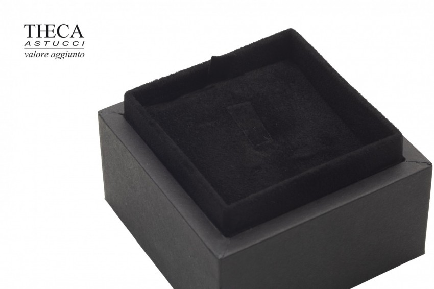 Cubo black presentation box for ring cufflink 75x75x76 - CUN0410 - Photo 4