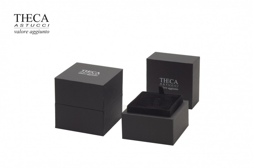 Presentation boxes Premium presentation boxes Cubo nero Cubo black presentation box for ring cufflink 75x75x76