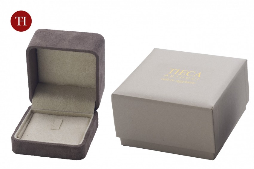 Vela presentation box for ring 70x70x50 lt. brown - VES0555 - Photo 1