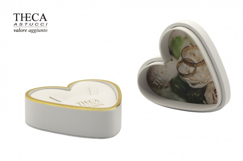 Forever wedding rings box 90x90x50 white / gold - FEV6350 - Photo 3