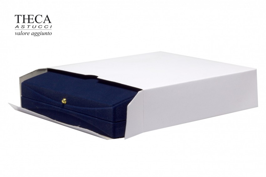 Flora astuccio per collana 165x165x48 blu - 8514744 - Foto 3