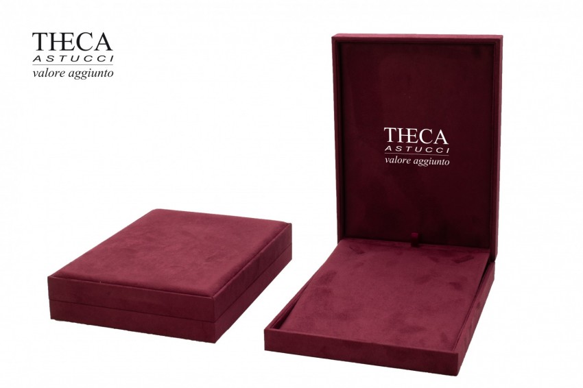 Floyd presentation box for necklace 160x220x40 burgundy - FLO4725 - Photo 1