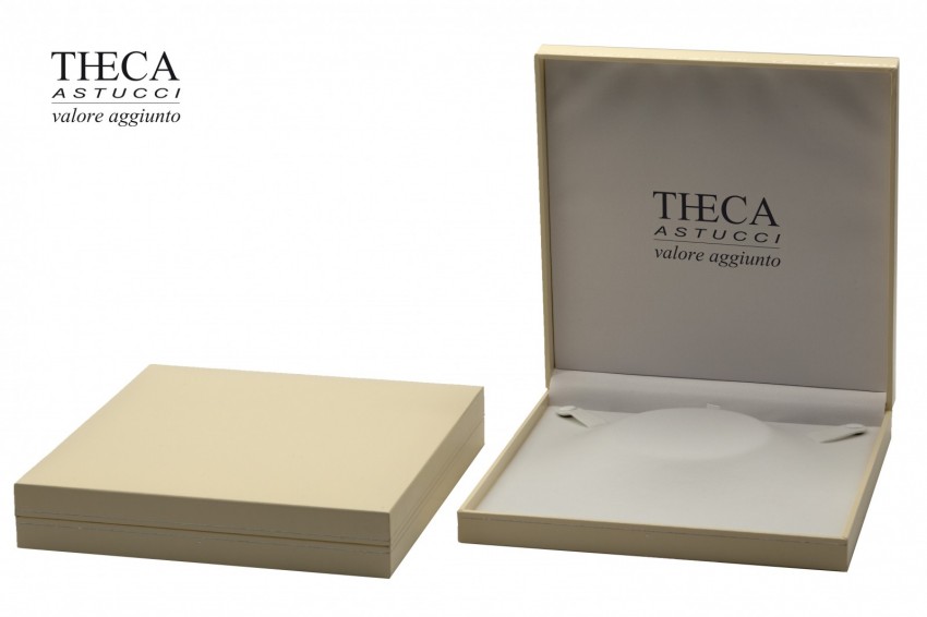 Presentation boxes Premium presentation boxes Theca classic Theca classic presentation box for necklace 190x194x40 ivory