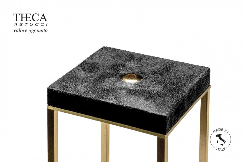 Bella jewelry display base 62x62x100 brass - black - BEL1210 - Photo 2