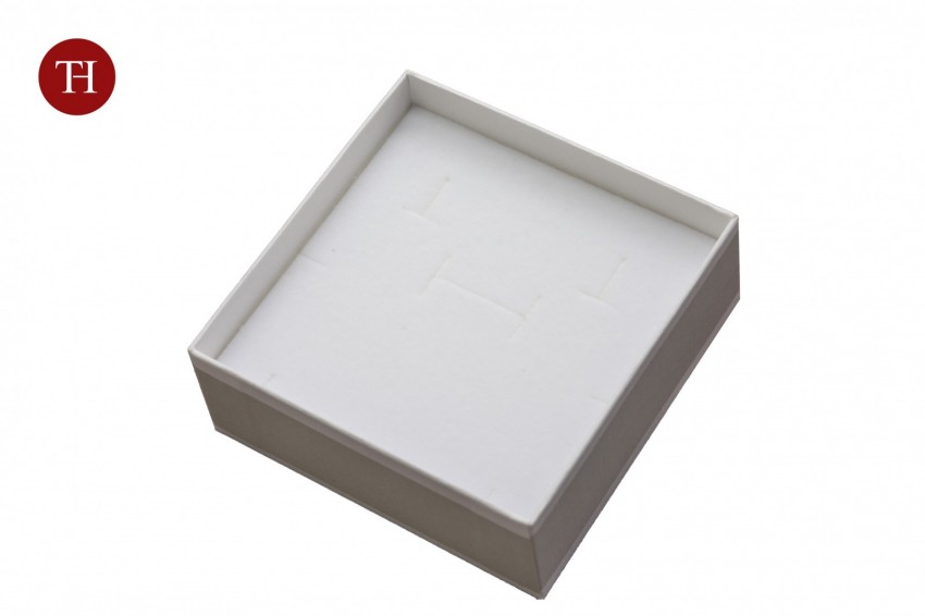 Vanity lusso scatole per bigiotteria multiuso 93x93x38 grigio - SIV1450 - Foto 4