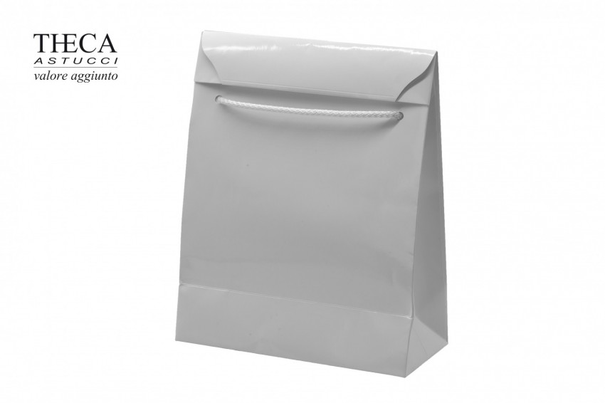 Wedding bags di lusso con chiusura 22+10x28 bianco - WEB2200 - Foto 2
