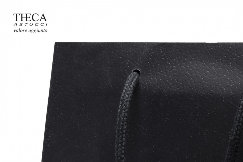 Via spiga shopper per gioielleria 24+10x30 nero - 7011310 - Foto 2