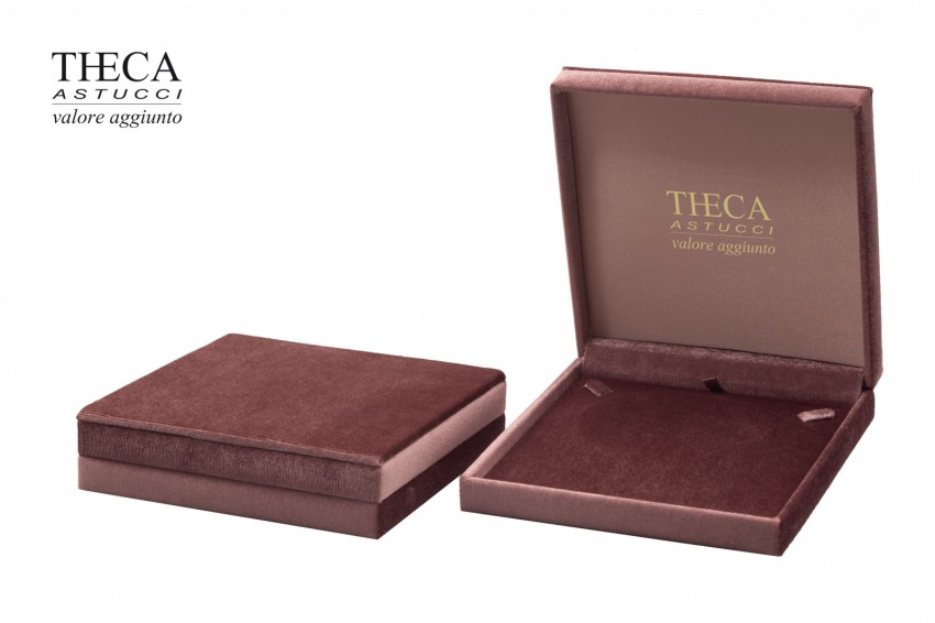Presentation boxes Luxury presentation boxes Brillante classic Brillante classic presentation box for necklace 167x167x42 sand