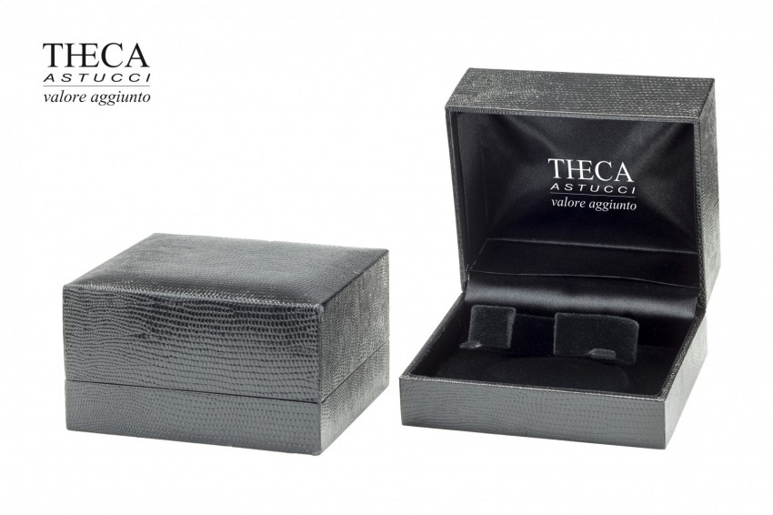 Astucci per gioielli Astucci rivestiti Theca black Theca black astuccio per bracciale 100x85x56 …