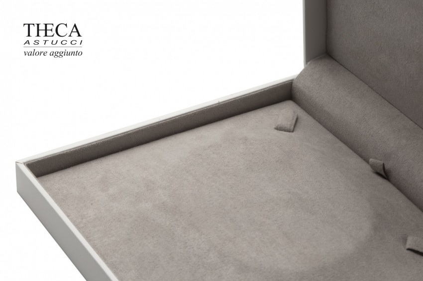 Chiara lusso astuccio per collana 159x159x37 bianco - BLA4750 - Foto 3
