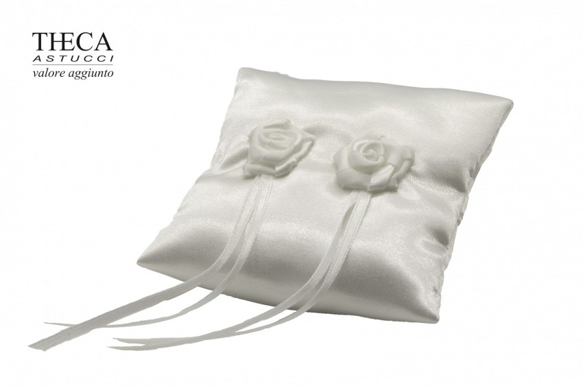 Wedding rings cushion 95x95x20 white - CPF6551 - Photo 1