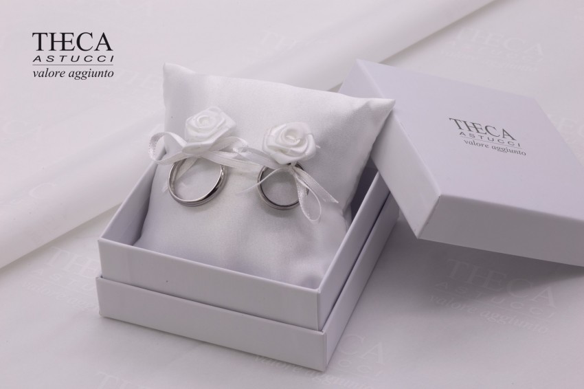 Wedding rings box Wedding ring boxes wedding ring cushion Wedding rings cushion 95x95x20 white