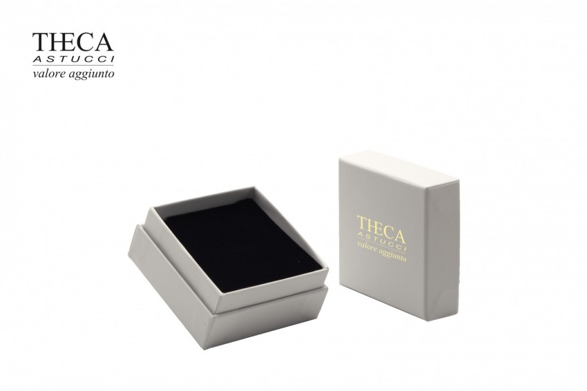 Chiara special presentation box for ring earrings 67x67x44 white - STP0350 - Photo 1