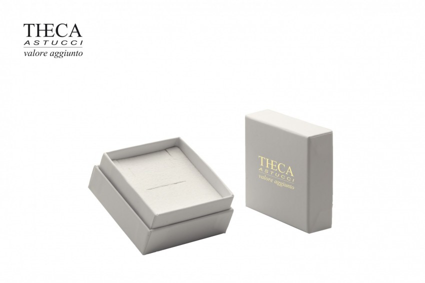 Chiara special presentation box for ring earrings 67x67x44 white - STP0350 - Photo 2