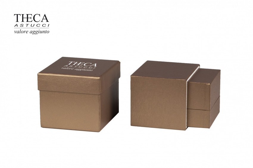 Golden presentation box for ring earring with led light 67x68x55 - SIR0470 - Photo 6