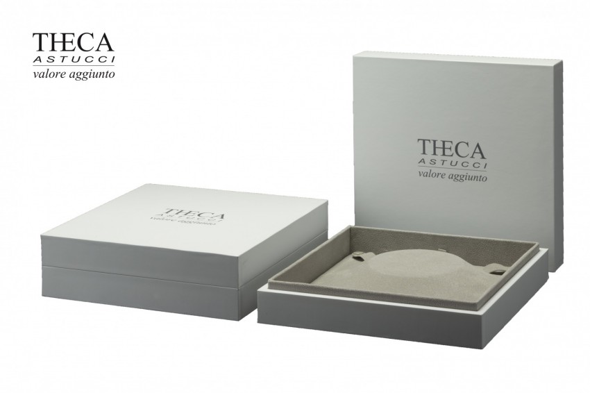 Presentation boxes Premium presentation boxes Cubo Cubo presentation box for necklace 190x190x55 white