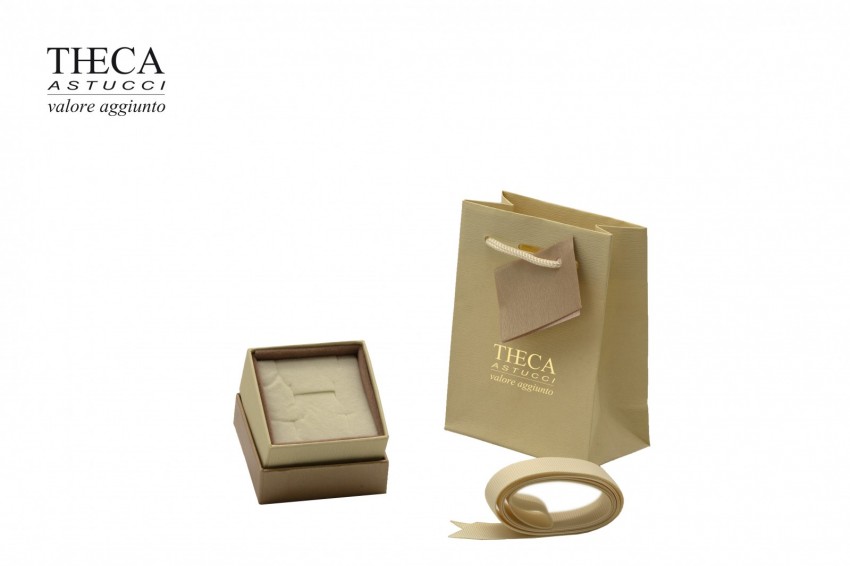 Diamante satin astuccio e shopper per anello multiuso 55x55x40 - DIS1250 - Foto 2