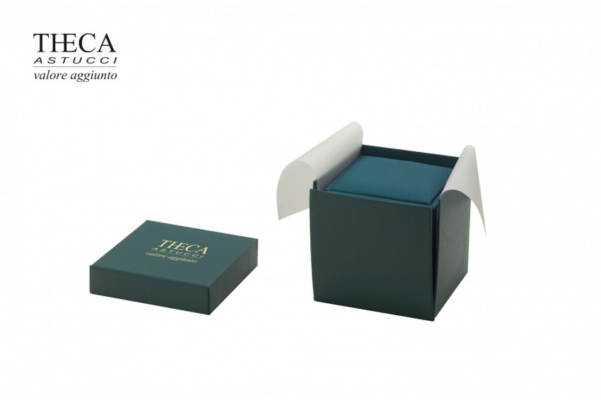 Maldive scatola per anello orecchini 70x70x70 blu - M650540 - Foto 3