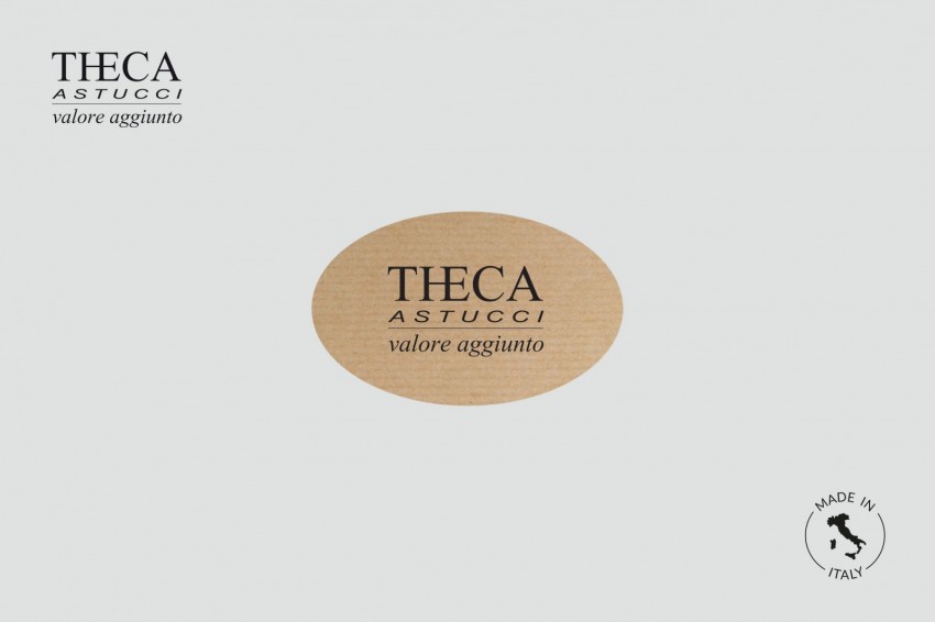 Etichette kraft oval gift adhesive label 40x25 - SEAOP04 - Photo 1