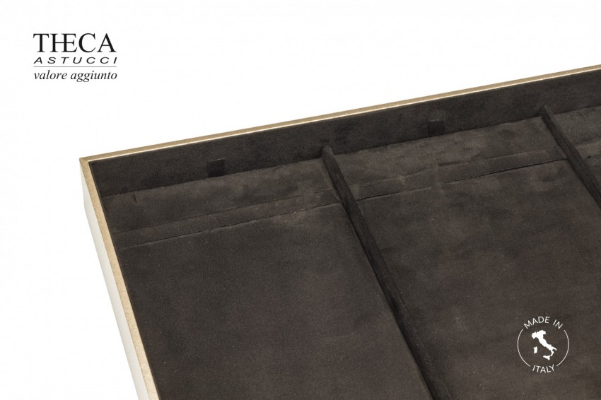 Chloe vassoio per gioielli 3 collane mobili 121x220 mm 376x226x33 - CHL4600 - Foto 2