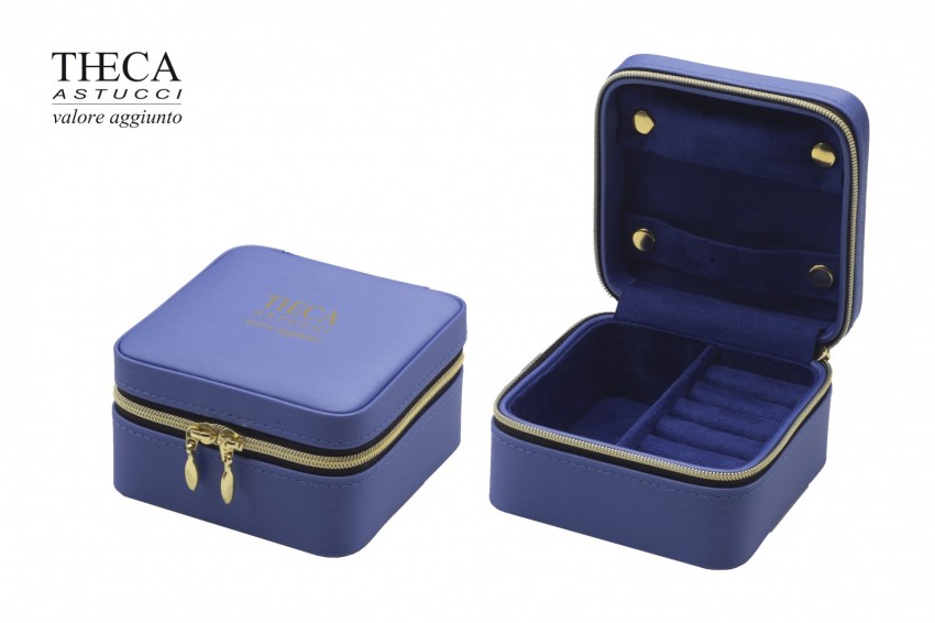Prezioso zipped jewellery box 94x94x55 - PRE1644 - Photo 1