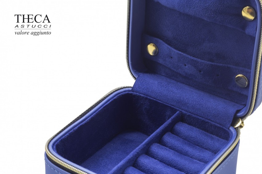 Prezioso zipped jewellery box 94x94x55 - PRE1644 - Photo 2
