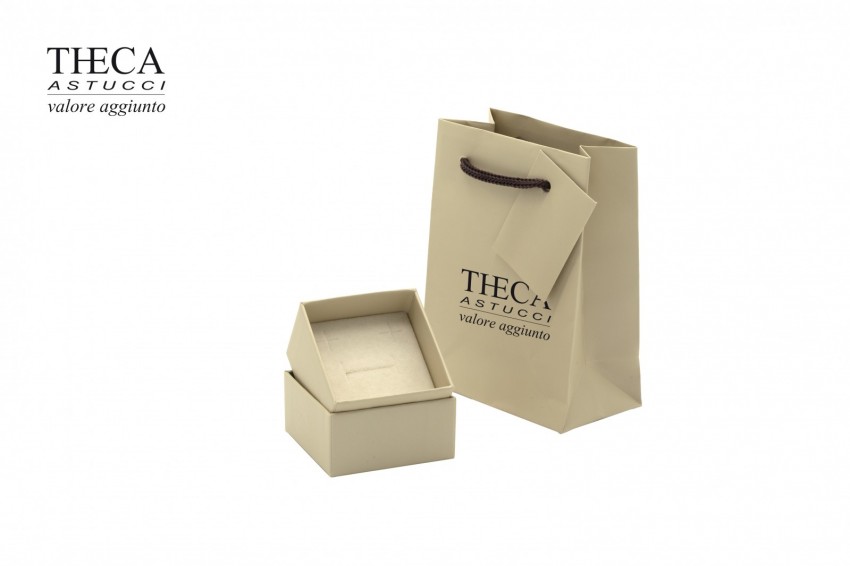 Sahara astuccio e shopper per anello 55x55x37 beige - SAH1258 - Foto 2