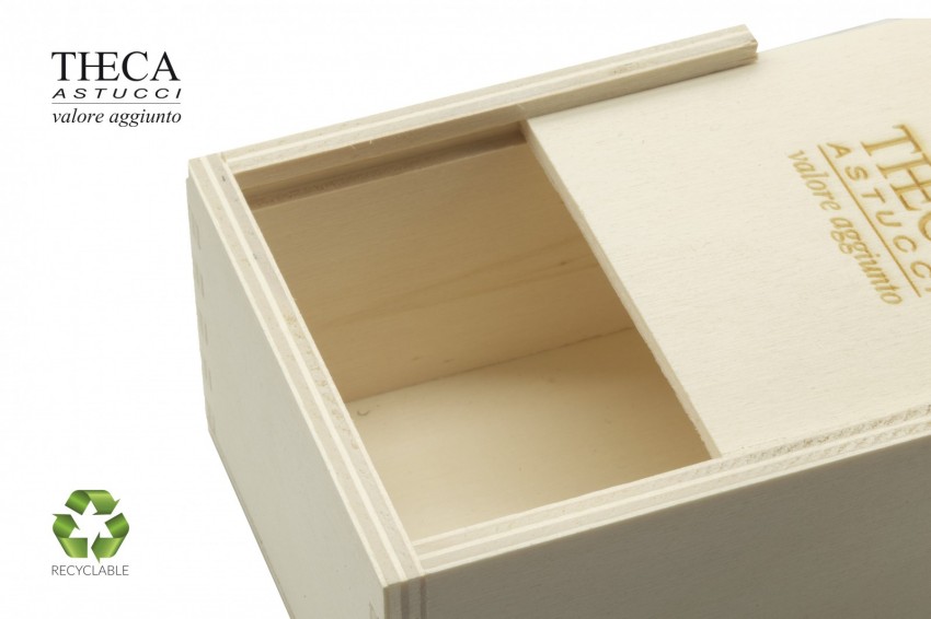 Natural wood presentation box universal 90x90x56 - NAT0357 - Photo 2