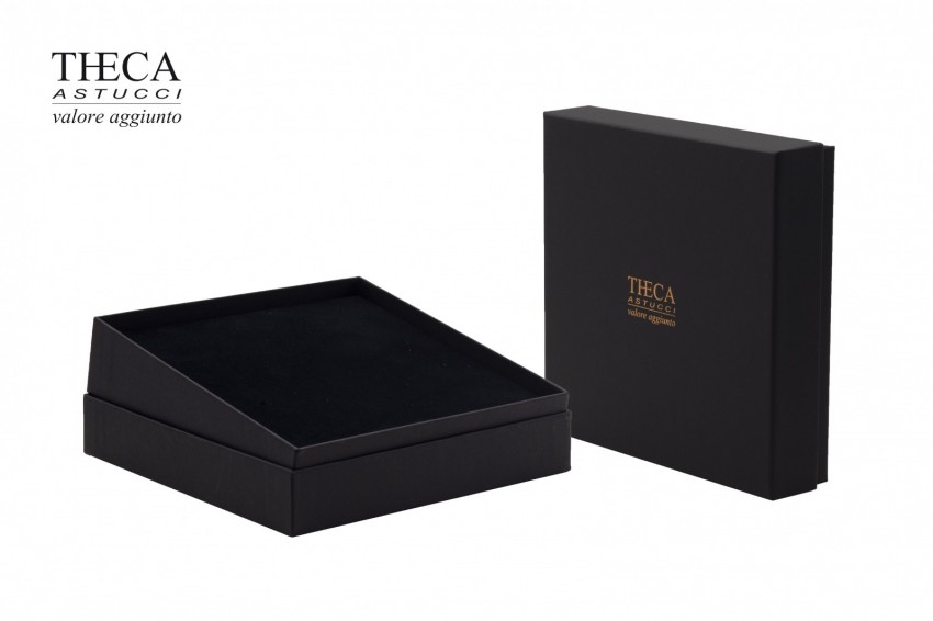 Scuro astuccio per collana 170x170x41(30) nero - SCU0410 - Foto 2