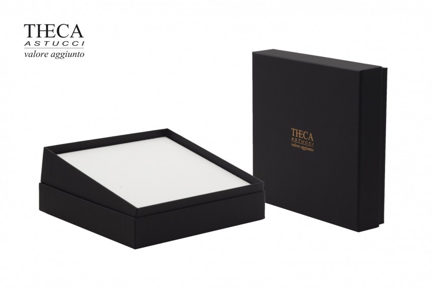 Presentation boxes Cardboard presentation boxes Scuro Scuro presentation box for necklace 170x170x41(30) black