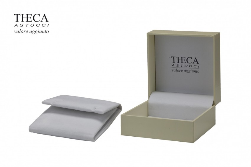 Theca presentation box for ring earrings pendant 87x87x50 ivory - 2105251 - Photo 3