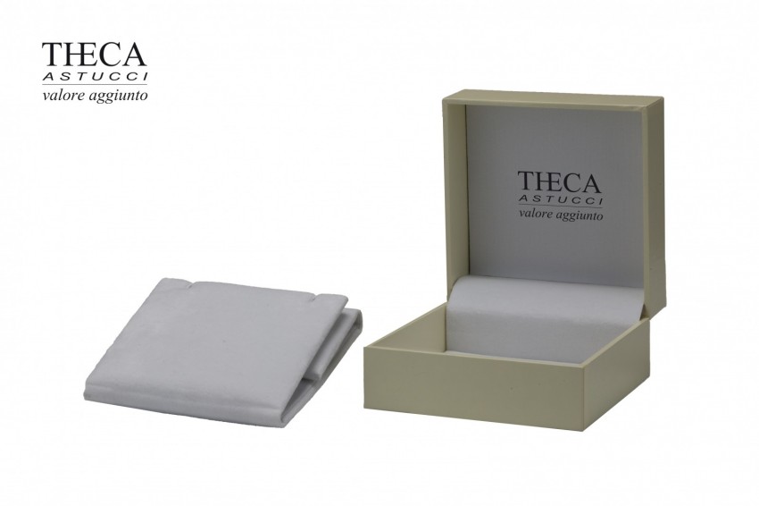 Theca presentation box for ring earrings pendant 87x87x50 ivory - 2105251 - Photo 4