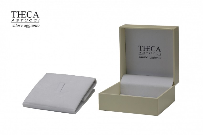 Theca presentation box for ring earrings pendant 87x87x50 ivory - 2105251 - Photo 2