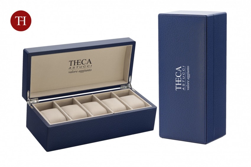 Watch box kit with 5 places 300x130x85mm blue - SPO9040 - Photo 2