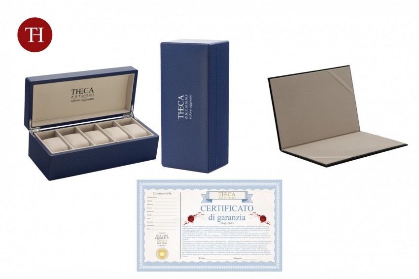 Watch box kit with 5 places 300x130x85mm blue - SPO9040 - Photo 1