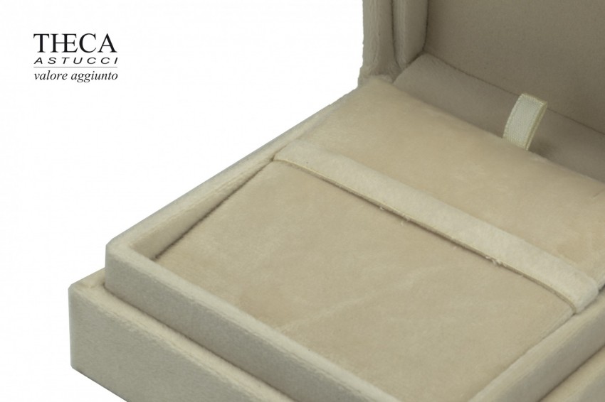 Onyx presentation box for earring pendant 105x105x55 avorio - HO13755 - Photo 3