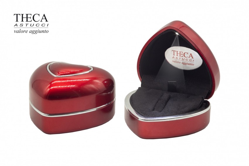 Buy One Presentation boxes Engagement Giada cuore presentation box for reing pendant 70x62x45 red