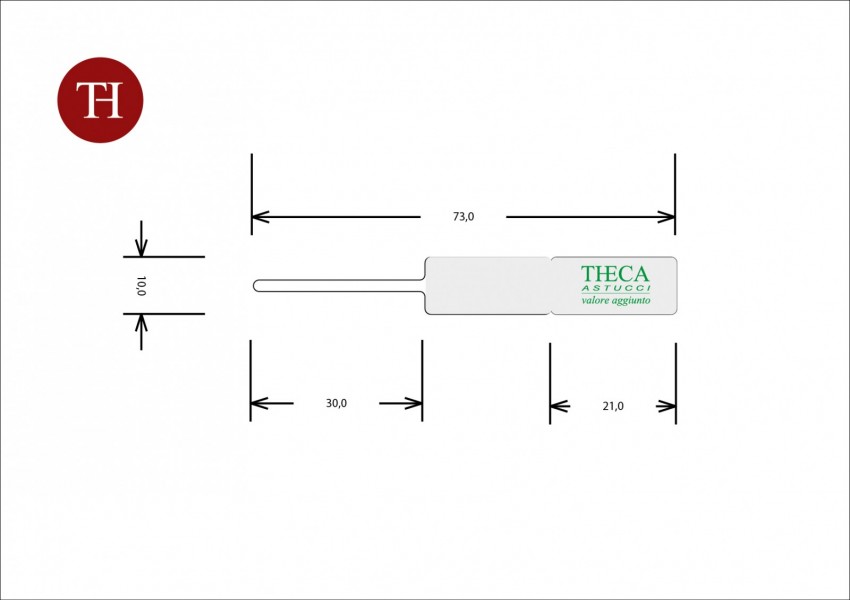 Sigilli di sicurezza s misura 73x10(21) mm - 5S30900 - Foto 1