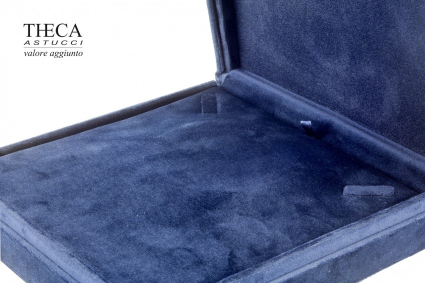 Onice astuccio per collana 192x195x48 blu - HO14840 - Foto 3