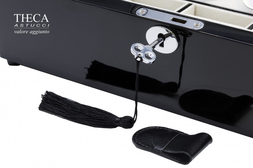 Astuccio del tempo per orologi automatici 345x252x220 nero - WWB7810 - Foto 4