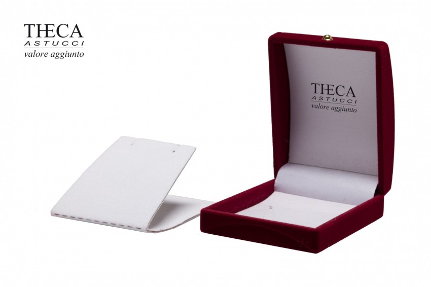 Flora presentation box for earring 60x75x35 red - 8513420 - Photo 2