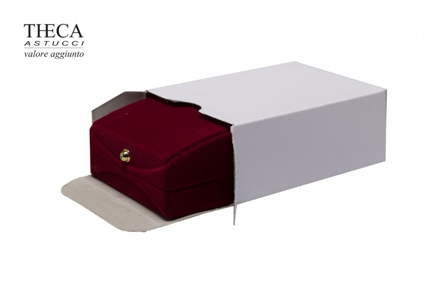 Flora presentation box for earring 60x75x35 red - 8513420 - Photo 3