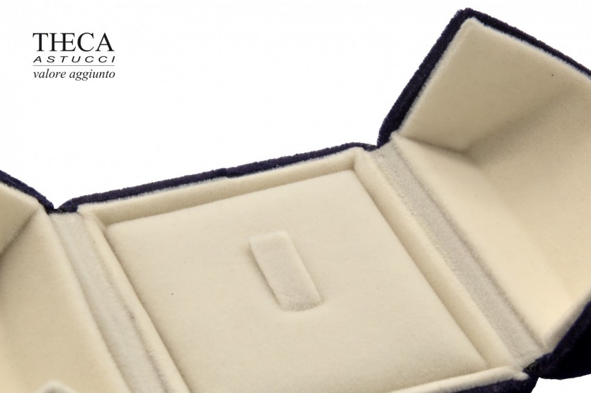 Zaffiro presentation box for ring 68x63x62 navy - VIV0445 - Photo 4