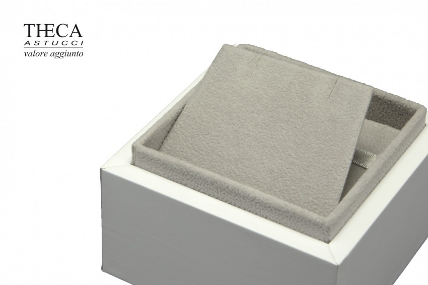 Cubo astuccio per orecchini pendente 75x75x76 bianco - CUB3550 - Foto 3