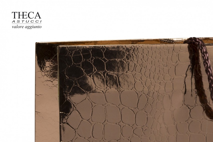 Frida shopper per gioielleria 17+8x13 rame - 8401775 - Foto 2