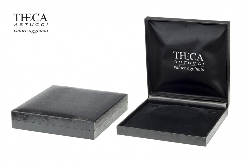 Presentation boxes Premium presentation boxes Theca black Theca black presentation box for necklace 191x194x40