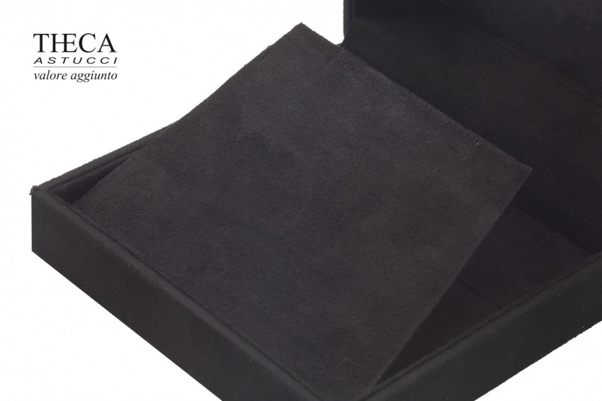 Golden presentation box for pendant earring with led light 100x100x55 black - SIR3710 - Photo 5