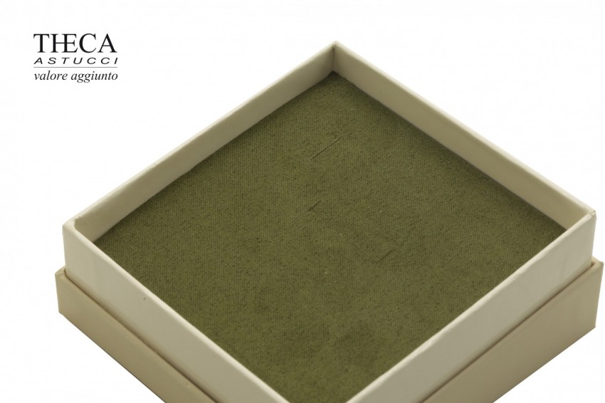 Vanity top presentation box with gift bag for pendant 97x97x42 cream - STO1656 - Photo 3