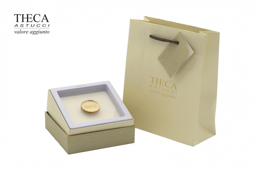 Presentation boxes and blisters Presentation box for coins Coins basic Monete basic presentation box with gift bag for coin 95x95x39 golf