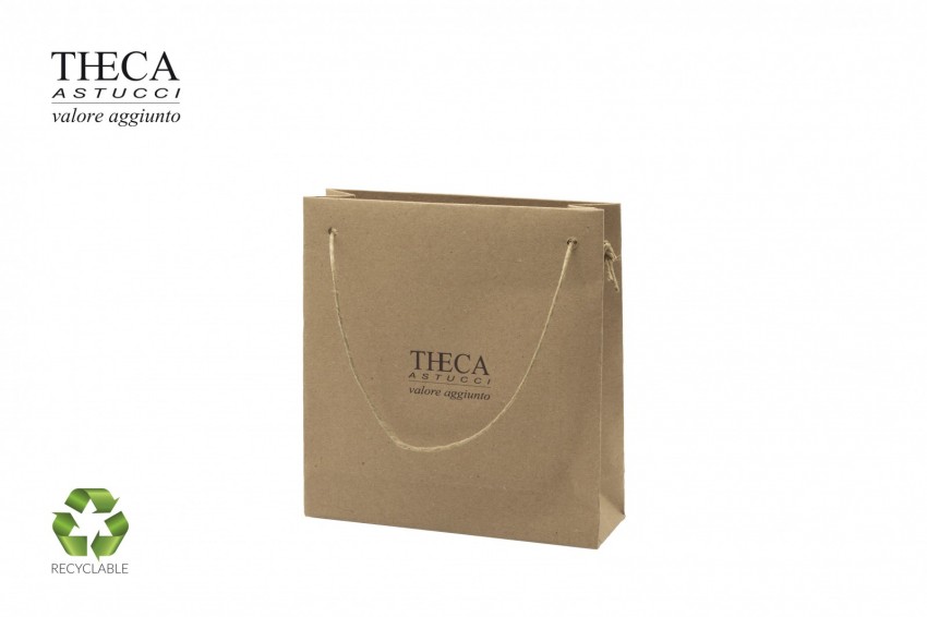 Shopper per gioielleria Buste personalizzabili Shopper carta riciclata Natural Natural buste …